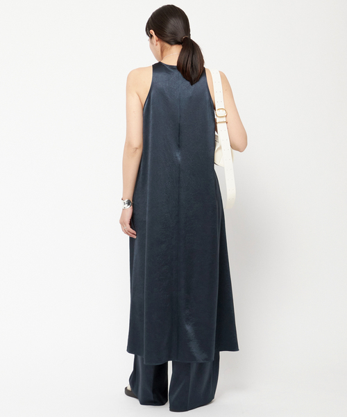 新品✨完売AP STUDIOエーピーストゥディオ　スリーブレスドレス　ワンピース 2025SS AP STUDIOスリーブレスドレス - メルカリ