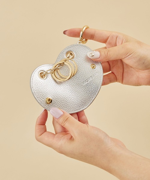 HASHIBAMI（ハシバミ）の「【HASHIBAMI】ハート マンテル キーリング