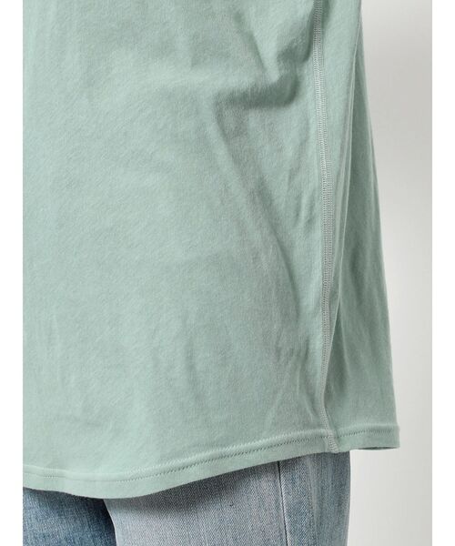 Ungrid（アングリッド）の「シアールーズロングスリーブTee（Tシャツ/カットソー・レディース・チャコールグレー/レッド/オフホワイト/ブルー/ヘザーグレー・FREE）」の17枚目の写真