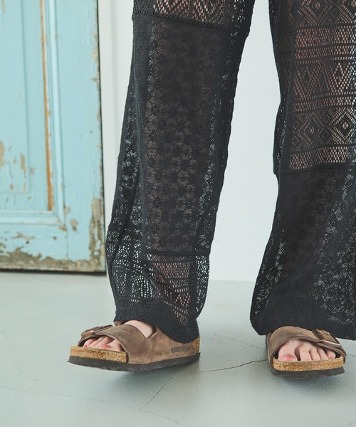 Crisp（クリスプ）の「パッチワークレースパンツ（その他パンツ・レディース・ブラック/ホワイト・FREE）」の17枚目の写真