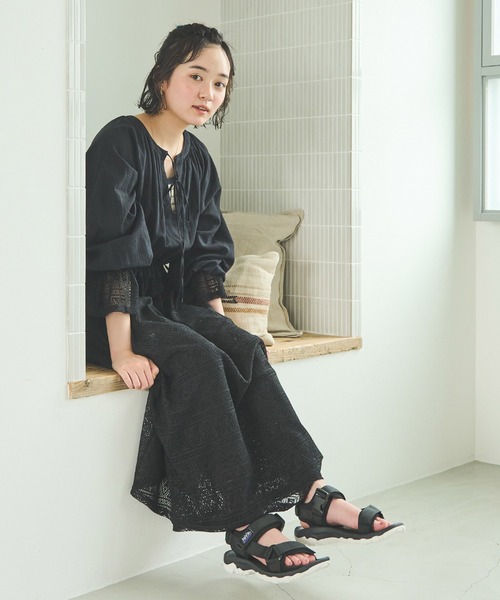 Crisp（クリスプ）の「パッチワークレースパンツ（その他パンツ・レディース・ブラック/ホワイト・FREE）」の19枚目の写真