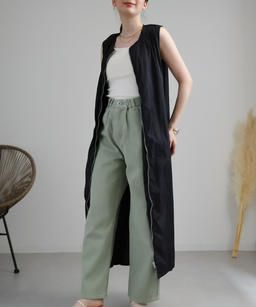sakishimatokyo(サキシマトーキョー)の「カーゴテントワンピース(ワンピース・レディース・カーキ/アイボリー/ベージュ/ブラック・FREE)」の17枚目の写真