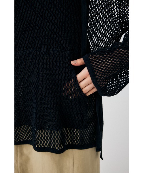 MOUSSY（マウジー）の「MESH SKIPPER プルオーバー（Tシャツ/カットソー・レディース・ブラック/アイボリー/ブルー・FREE）」の20枚目の写真
