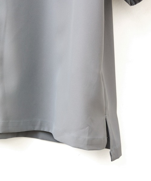 JUNRED(ジュンレッド)の「TPUリラックスボーリングシャツ(シャツ/ブラウス・メンズ・マスタード/ブルー系その他6/オフホワイト・L/LL/M)」の7枚目の写真