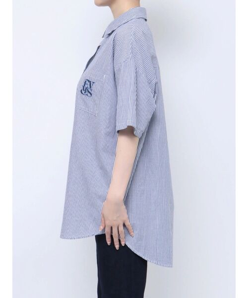 EVRIS(エヴリス)の「【WEB限定】ワンポイントハーフスリーブシャツ(シャツ/ブラウス・レディース・イエロー/ブルー/ホワイト・FREE)」の11枚目の写真