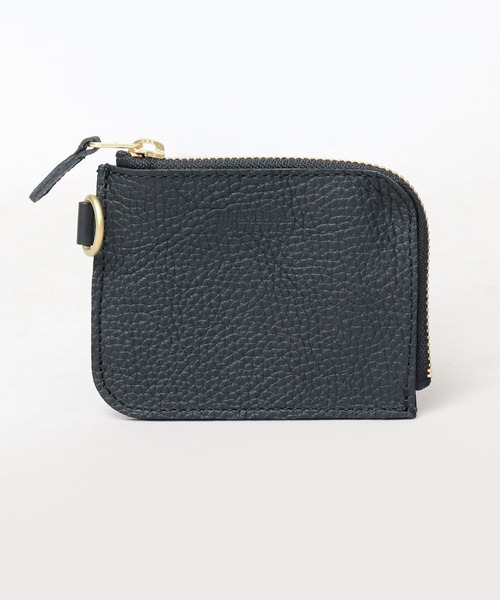 UNIVERSAL OVERALL(ユニバーサルオーバーオール)の「シボレザー(牛革) L字ファスナー ショートウォレット(財布・メンズ・ブラック・FREE)」の3枚目の写真