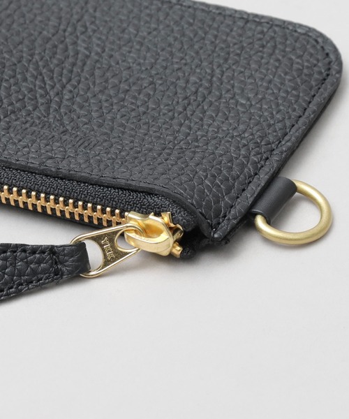 UNIVERSAL OVERALL(ユニバーサルオーバーオール)の「シボレザー(牛革) L字ファスナー ショートウォレット(財布・メンズ・ブラック・FREE)」の18枚目の写真