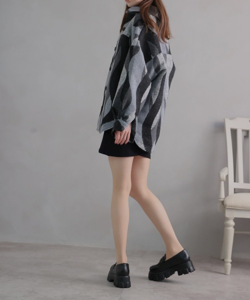 VIVIAN（ヴィヴィアン）の「厚底トラックソールコインローファー（ローファー・レディース・ブラック/ブラウン・S/M/L）」の12枚目の写真