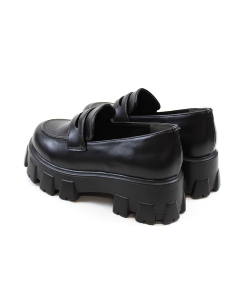 VIVIAN（ヴィヴィアン）の「厚底トラックソールコインローファー（ローファー・レディース・ブラック/ブラウン・S/M/L）」の18枚目の写真