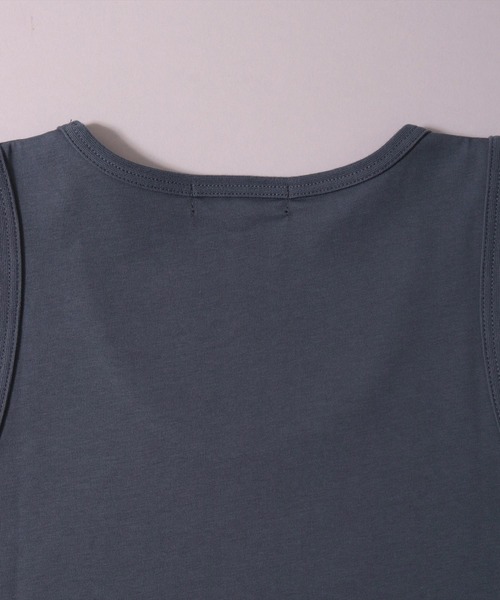 BAYBLO(ベイブロ)の「(BG)【ユニセックス】シルキータッチ サイドスリット タンクトップ(タンクトップ・メンズ・ブラック/ホワイト/チャコールグレー・X-LARGE/LARGE/MEDIUM)」の14枚目の写真