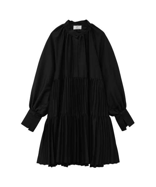 1er Arrondissement（プルミエアロンディスモン）の「手絞りプリーツティアードチュニック（シャツ/ブラウス・レディース・オフホワイト/ブラック・36/38）」の11枚目の写真