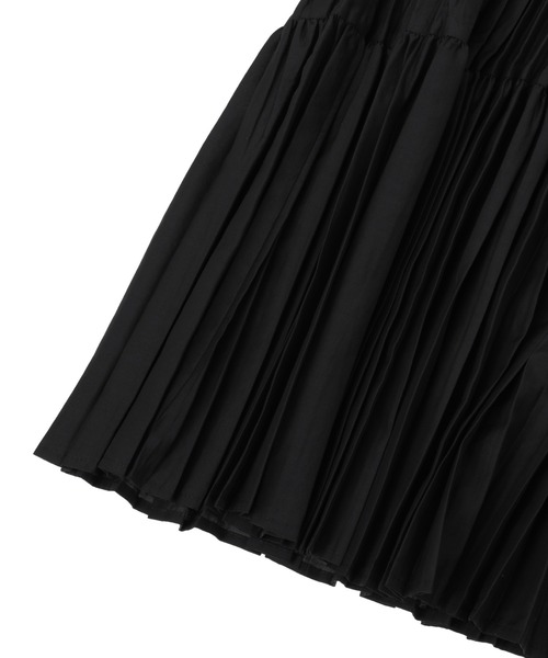 1er Arrondissement（プルミエアロンディスモン）の「手絞りプリーツティアードチュニック（シャツ/ブラウス・レディース・オフホワイト/ブラック・36/38）」の15枚目の写真