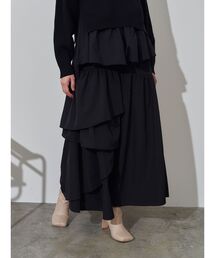 ELENDEEK | アシンメトリーティアードスカート(スカート)