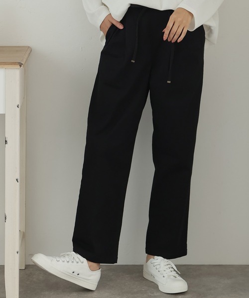 ツイルドローストリングテーパードパンツ（その他パンツ）｜ElegChic（エレグシック）