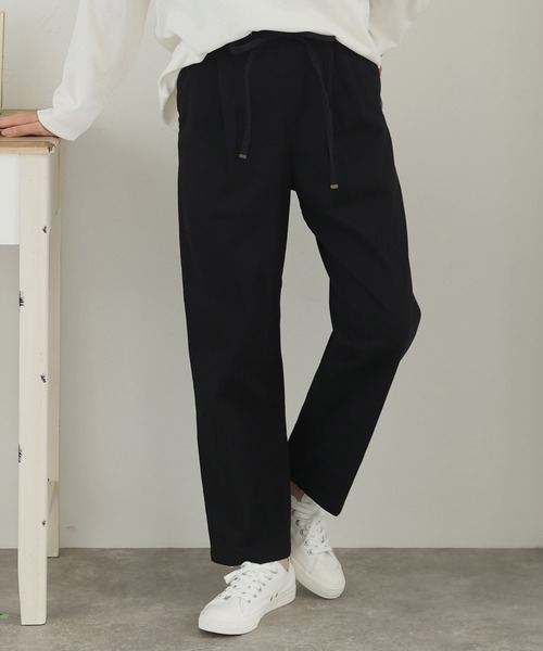 ツイルドローストリングテーパードパンツ（その他パンツ）｜ElegChic（エレグシック）