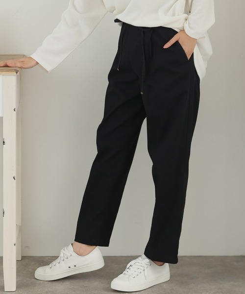 ツイルドローストリングテーパードパンツ（その他パンツ）｜ElegChic（エレグシック）