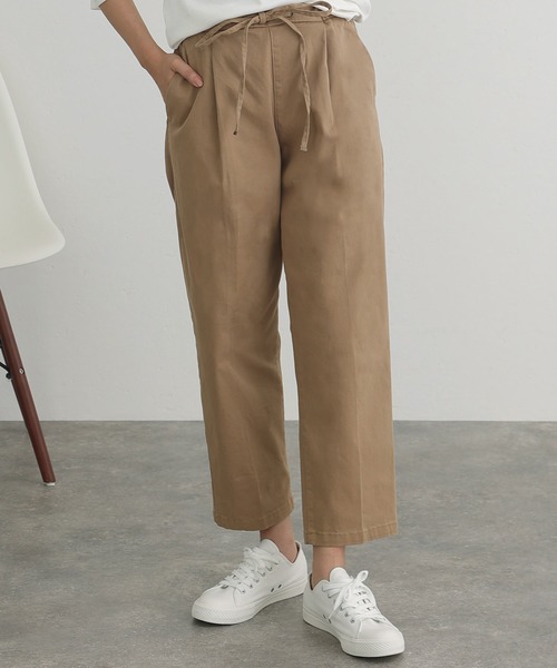 ツイルドローストリングテーパードパンツ（その他パンツ）｜ElegChic（エレグシック）