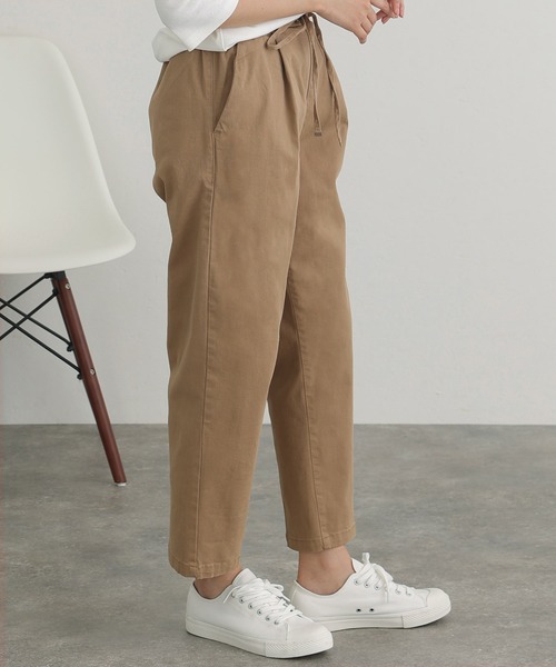 ツイルドローストリングテーパードパンツ（その他パンツ）｜ElegChic（エレグシック）