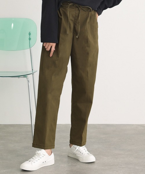 ツイルドローストリングテーパードパンツ（その他パンツ）｜ElegChic（エレグシック）
