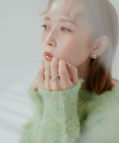 natural couture(ナチュラルクチュール)の「スパイラルニュアンスリング(リング・レディース・ゴールド/シルバー・FREE)」の4枚目の写真