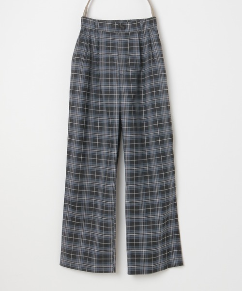 Honeys（ハニーズ）の「チェックストレートパンツ（その他パンツ・レディース・ブラック×ブルー/ネイビー系/ブラック系その他・M/S/SS/L/LL）」の14枚目の写真