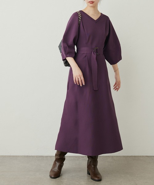 M-PREMIER COUTURE ノースリーブニットワンピース 34P - メルカリ