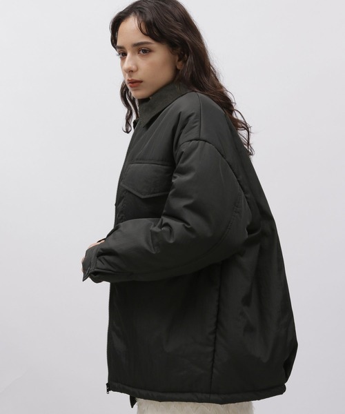 LAKOLE（ラコレ）の「コードカラーパファシャツジャケット / 966836