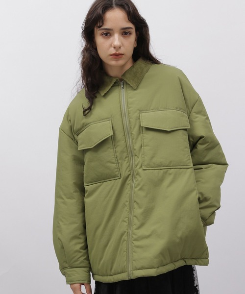 LAKOLE（ラコレ）の「コードカラーパファシャツジャケット / 966836