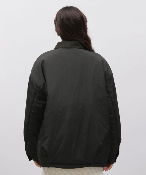 LAKOLE（ラコレ）の「コードカラーパファシャツジャケット /  966836（ブルゾン・レディース・アイボリー/カーキ/ブラック・SMALL/MEDIUM）」の22枚目の写真