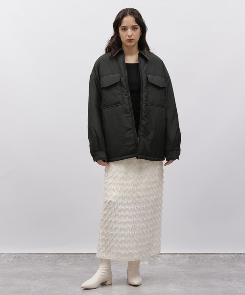 LAKOLE（ラコレ）の「コードカラーパファシャツジャケット / 966836