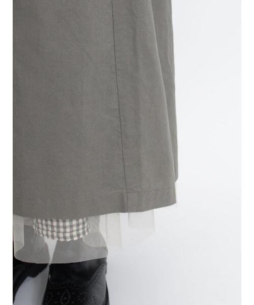 Samansa Mos2(サマンサ モスモス)の「配色リボンダブルボタンコート(その他アウター・レディース・オリーブ/ブラック/ベージュ・F)」の18枚目の写真