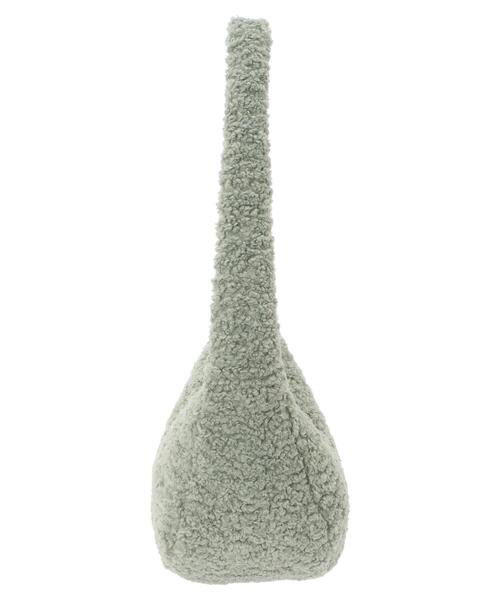 earth music&ecology(アースミュージックアンドエコロジー)の「ボアショルダーヒュージBAG(ショルダーバッグ・レディース・ベージュ/ライトグリーン/チャコールグレー・FREE)」の6枚目の写真