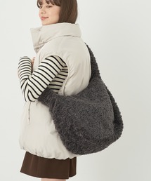 earth music&ecology | ボアショルダーヒュージBAG(ショルダーバッグ)