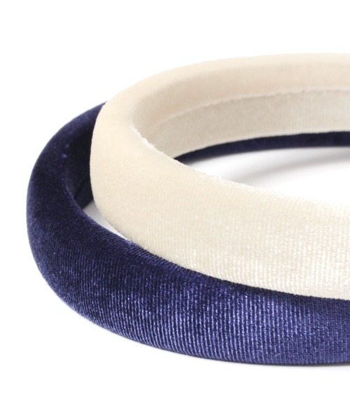 repipi armario（レピピ アルマリオ）の「ベロアカチューシャ（カチューシャ・キッズ・アイボリー/ブラック/ネイビー・FREE）」の5枚目の写真