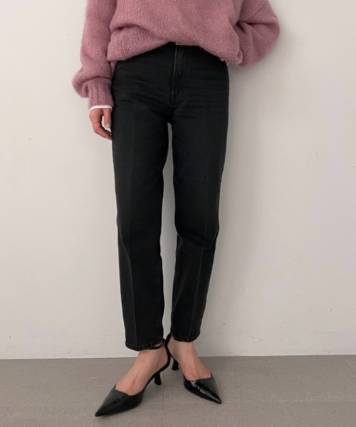 【セール】【WEB限定サイズあり】マムテーパードデニムパンツ（デニムパンツ）｜Mila Owen（ミラオーウェン）