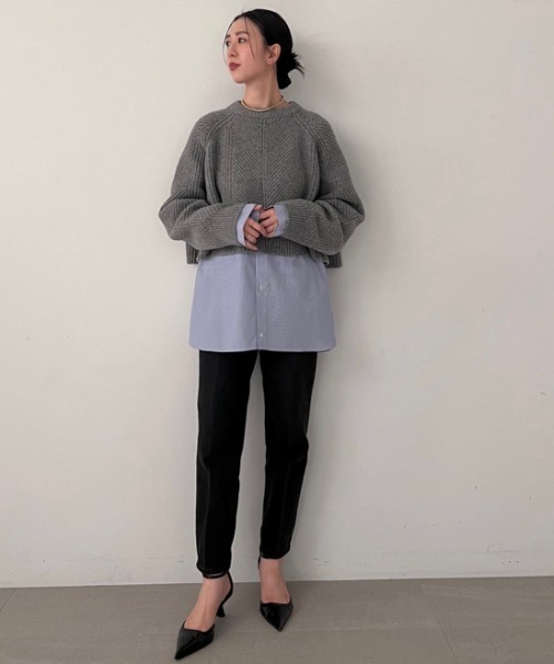 【セール】【WEB限定サイズあり】マムテーパードデニムパンツ（デニムパンツ）｜Mila Owen（ミラオーウェン）