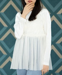 ELENCARE DUE | ・ELENCARE DUE チュールキャミチュニック(チュニック)