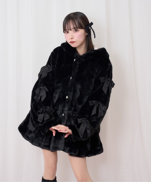 うさみみコート うさみみエコファーコート（ダウンジャケット/コート）｜Honey