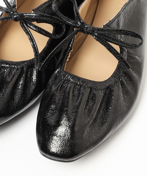 BAYFLOW（ベイフロー）の「フレフィットリボンフラット（パンプス・レディース・ライトグレー/ブラック・MEDIUM/LARGE）」の12枚目の写真