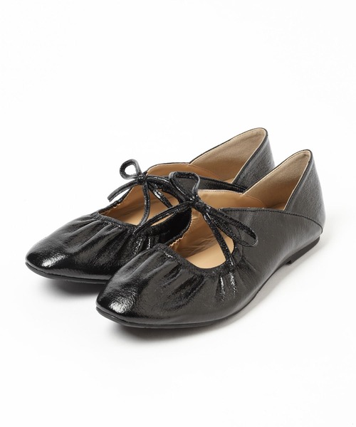 BAYFLOW（ベイフロー）の「フレフィットリボンフラット（パンプス・レディース・ライトグレー/ブラック・MEDIUM/LARGE）」の21枚目の写真