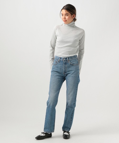 BAYFLOW（ベイフロー）の「フレフィットリボンフラット（パンプス・レディース・ライトグレー/ブラック・MEDIUM/LARGE）」の3枚目の写真