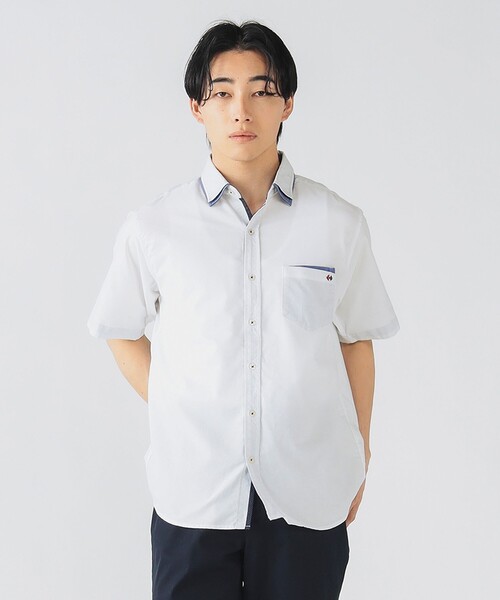 MSGM ハートカットアウトシャツ SALE】Flower Back Cut Jacquard Prime-Over Crew Neck T-shirt