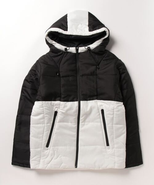 STYLEBLOCK（スタイルブロック）の「デュスポ中綿切替ブルゾン（ダウンジャケット/コート・メンズ・カーキ/レッド/ホワイト/イエロー・M/L）」の8枚目の写真