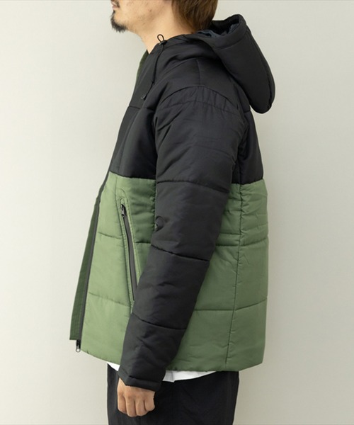 STYLEBLOCK（スタイルブロック）の「デュスポ中綿切替ブルゾン（ダウンジャケット/コート・メンズ・カーキ/レッド/ホワイト/イエロー・M/L）」の12枚目の写真