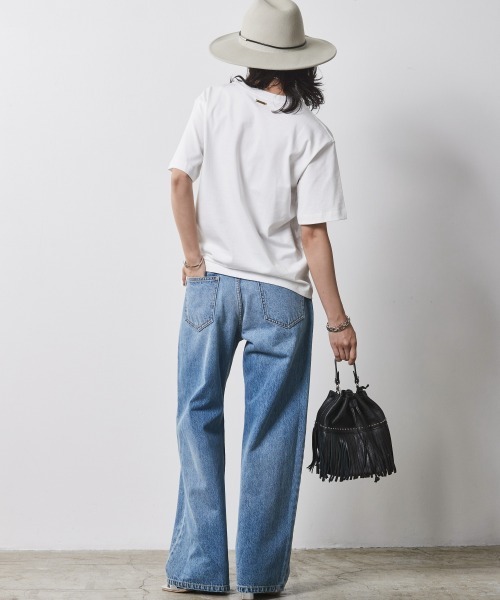 CHIC STYLE(シックスタイル)の「<大きいサイズ>綿100%グラフィックプリントTシャツ シックスタイル(Tシャツ/カットソー・レディース・オフホワイト/ネイビー・LL/3L/4L/5L/L)」の22枚目の写真