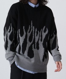 Bling Leads | ファイヤージャガードクルーニット(ニット/セーター)