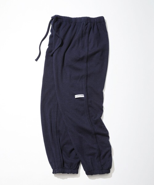 CAHLUMN(カウラム)の「CAHLUMN/カウラム Cashmere Wool Sweat Pant/カシミヤ ウール スウェットパンツ(スウェットパンツ・メンズ・ネイビー/チャコールグレー・X-LARGE/MEDIUM/XX-LARGE/LARGE)」の4枚目の写真