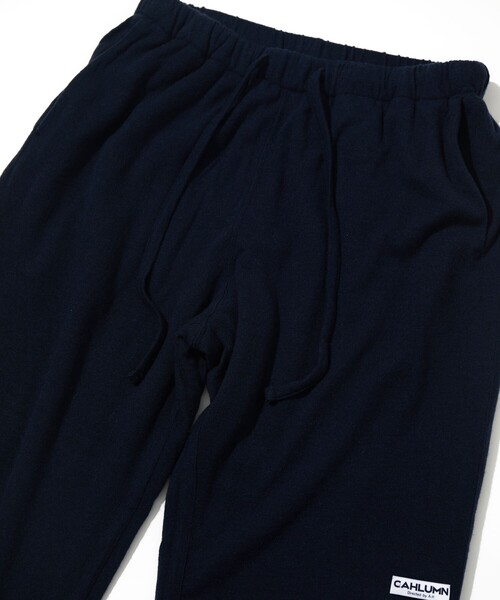 CAHLUMN(カウラム)の「CAHLUMN/カウラム Cashmere Wool Sweat Pant/カシミヤ ウール スウェットパンツ(スウェットパンツ・メンズ・ネイビー/チャコールグレー・X-LARGE/MEDIUM/XX-LARGE/LARGE)」の6枚目の写真