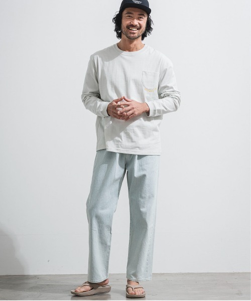 【セール】【コラボ企画】OS×U-SKE PALMTREE L/S TEE/オフショア×U-SKE パームツリーロングスリーブティ（Tシャツ/カットソー）｜OFFSHORE（オフショア）