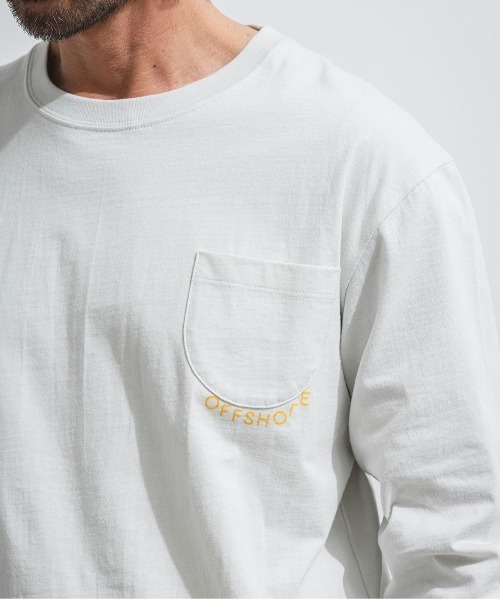 【セール】【コラボ企画】OS×U-SKE PALMTREE L/S TEE/オフショア×U-SKE パームツリーロングスリーブティ（Tシャツ/カットソー）｜OFFSHORE（オフショア）